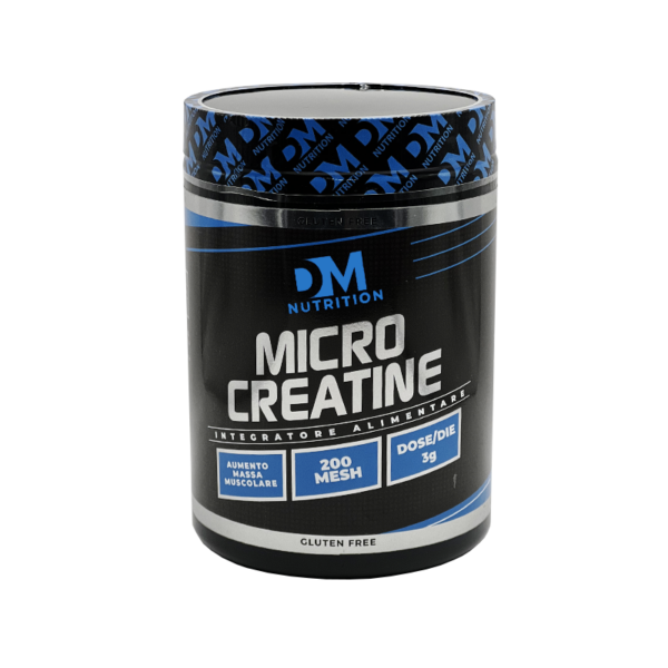 Integratore di Creatina in polvere gusto neutro da 250 grammi-MICRO CREATINE-DM Nutrition