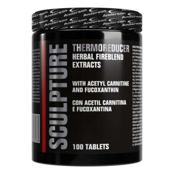 Confezione di Sculpture Thermo Reducer, un termogenico per la perdita di peso in compresse di Dm Nutrition.