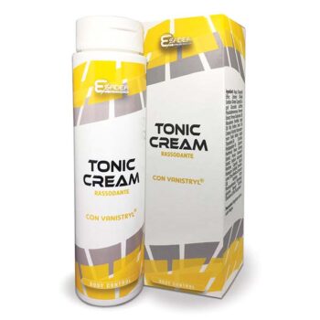 Flacone e confezione di Tonic Cream rassodante con Vanistryl di Esfdea su sfondo bianco.